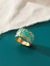 Vantage Floral Rhinestone Decor Ring Ins Street